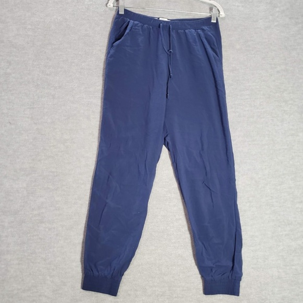 Abercrombie Fitch Women Pants Medium Blue Jogger High Waist Pockets‎